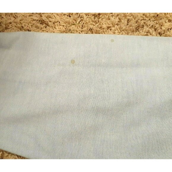 Allen Wickfield Men's Light Blue Casual Button-Up Long Sleeve Size L 17 34-35 - Picture 4 of 4